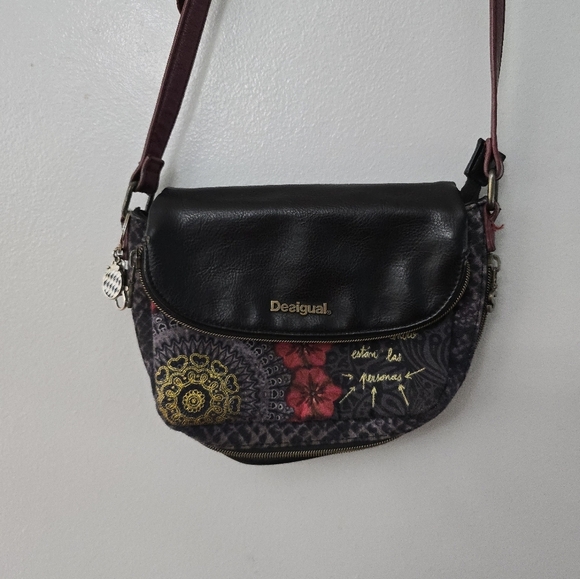Desigual Handbags - Desigual Breda Garden Flower Different is Beautiful Bag Purse Cross Shoulder